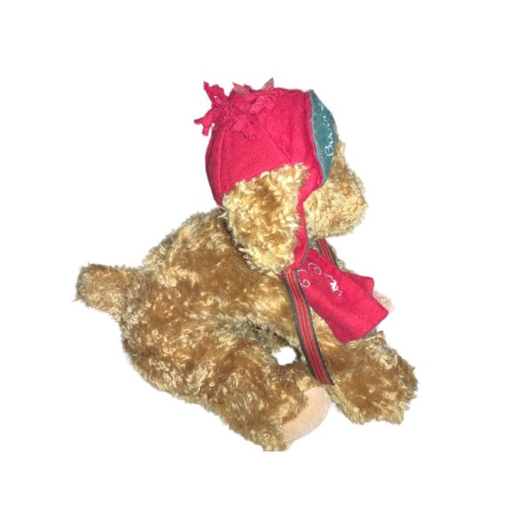 Hallmark Stuffed Plush Christmas “Buddy Hollyday” Brown Puppy Dog 9” - Picture 13 of 14